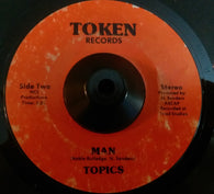 TOPICS - MAN (TOKEN) Vg+ Condition