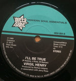 COOKIE WOODSON / VIRGIL HENRY - I'LL BE TRUE (OUTTA SIGHT) Mint Condition