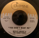 WESLEY BRIGHT & THE HONEYTONES - HAPPINESS (COLEMINE) Mint Condition