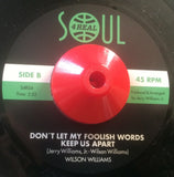 WILSON WILLIAMS - GHOST OF MYSELF (SOUL 4 REAL) Mint Condition.