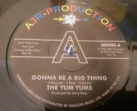 YUM YUMS - IT,S GONNA BE A BIG THING (OUTTA SIGHT DEMO) Mint Condition