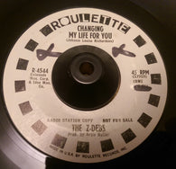 THE Z-DEBS (JAYNETTS) - CHANGING MY LIFE FOR YOU (ROULETTE W/Demo) Ex Condition